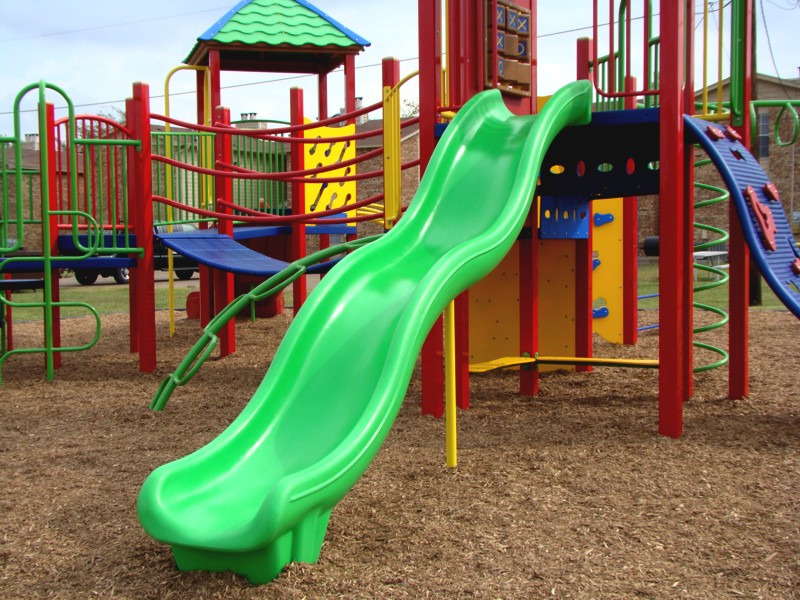 6 ft. Wave Slide Commercial Playground Equipment